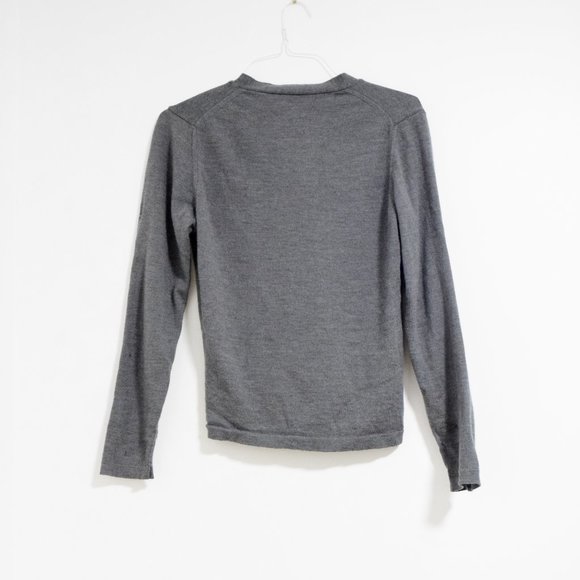 GIORGIOLINI OF ITALY Italian Extra Fine Merino Wool V-neck Cardigan | Size M - Picture 4 of 9